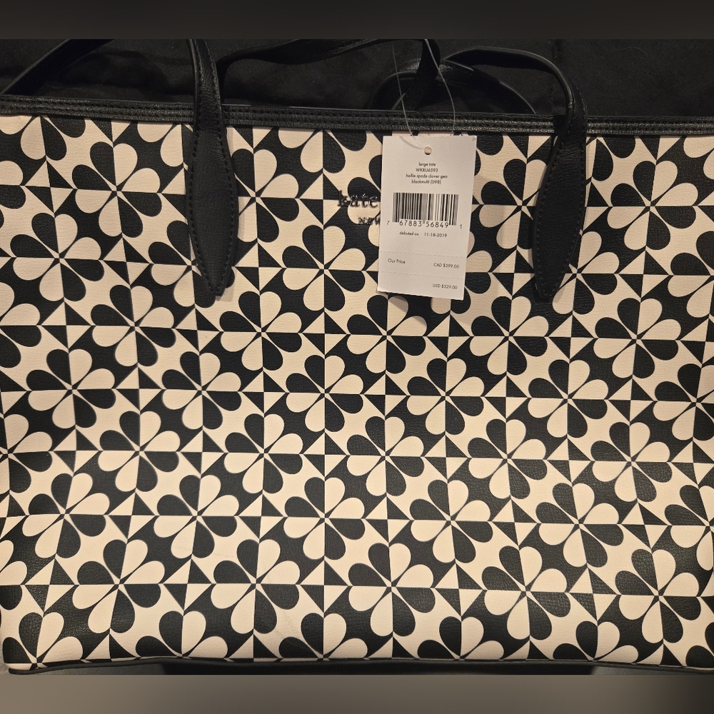 NWT kate spade hollie geo clover